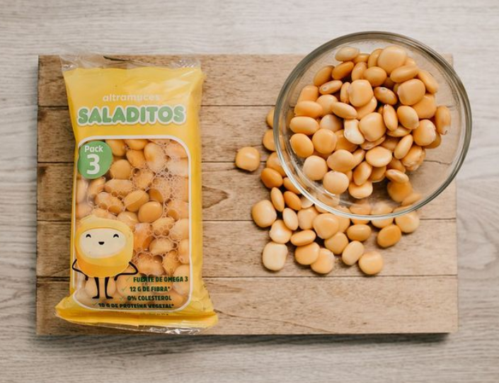 #SaladitosOnTheGO - Altramuces Saladitos 5 x 3 uds 285g - Imagen 3