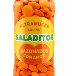 #SALADITOSSAZONADOS- ALTRAMUCES PACK DE 6 TARROS CRISTAL 380 G SAZONADOS CON AMOR